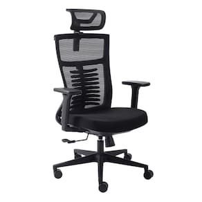 Cadeira De Escritorio Ergonômico Preto Elements Vertta