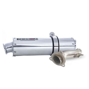 Escape / Ponteira Coyote RS1 Aluminio Redondo - Bandit 650 / 1250 Injetada ano 2009 em Diante - Suzuki