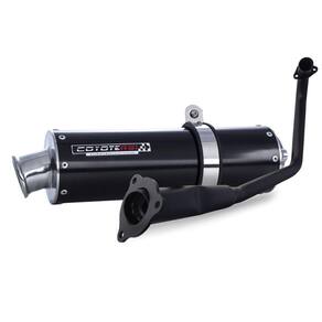 Escape / Ponteira Coyote RS1 Alumínio Redondo - CG 150 Titan / Fan ESDi / EX ano 2009 até 2013 - Honda