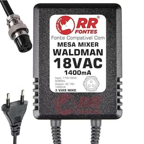 Fonte 18Vac 1.4 Mesa D Som Waldman Slim 1204Fx 1604Fx 2004Fx