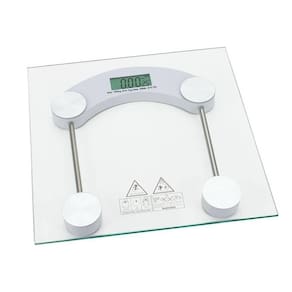 Balança Corporal Digital Vidro Temperado Banheiro Até 180Kg