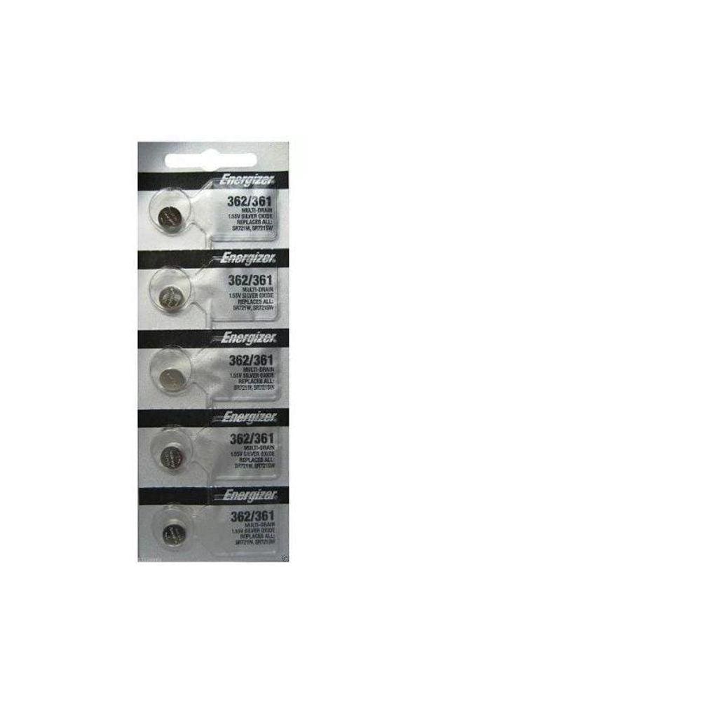 5 Baterias 362-361 Energizer 1,55V Sr721Sw Relógio