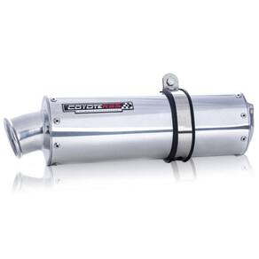 Escape / Ponteira Coyote Rs3 Aluminio Oval - Ybr 125 Factor Ano 2009 Até 2016