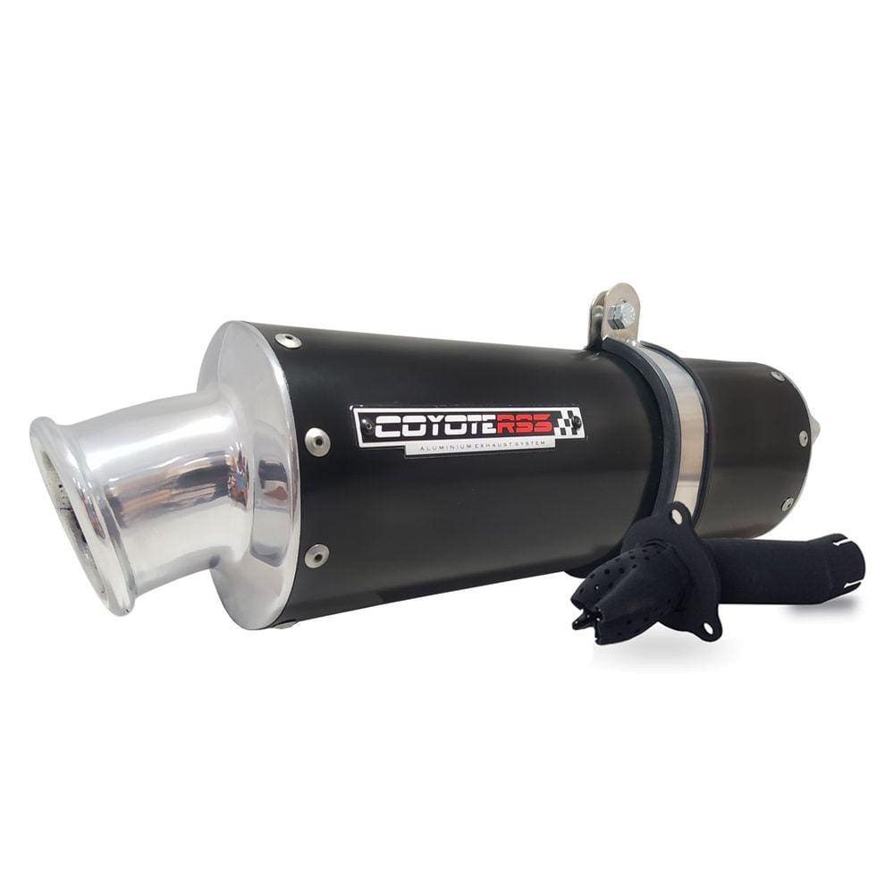Escape / Ponteira Coyote RS3 Aluminio Oval - Ninja 250 R - Kawasaki