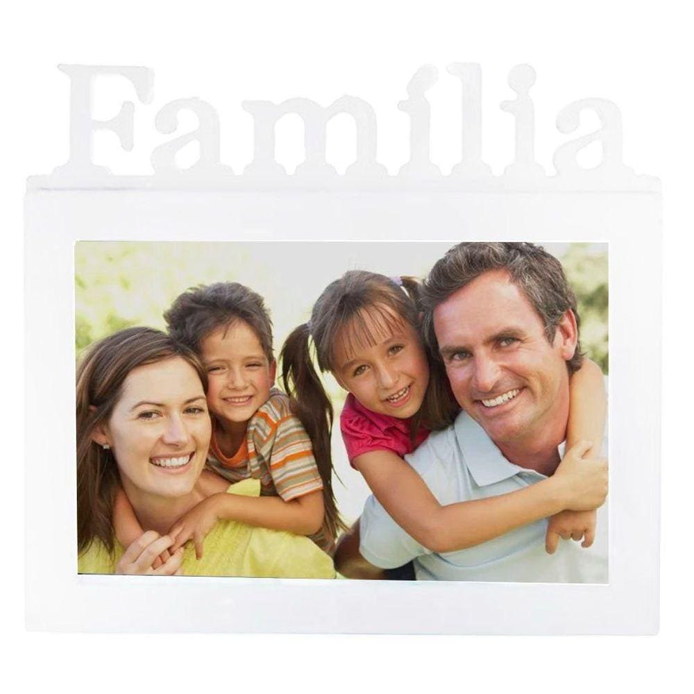 Porta Retrato Família 20x15cm Branco