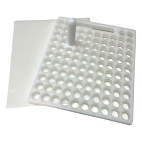 Placa Porcionadora P/doces Brigadeiro Beijinho 21g 104 Furos
