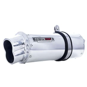 Escape / Ponteira Coyote RS5 Boca 8 Aluminio Oval - Bandit 600 N - Suzuki