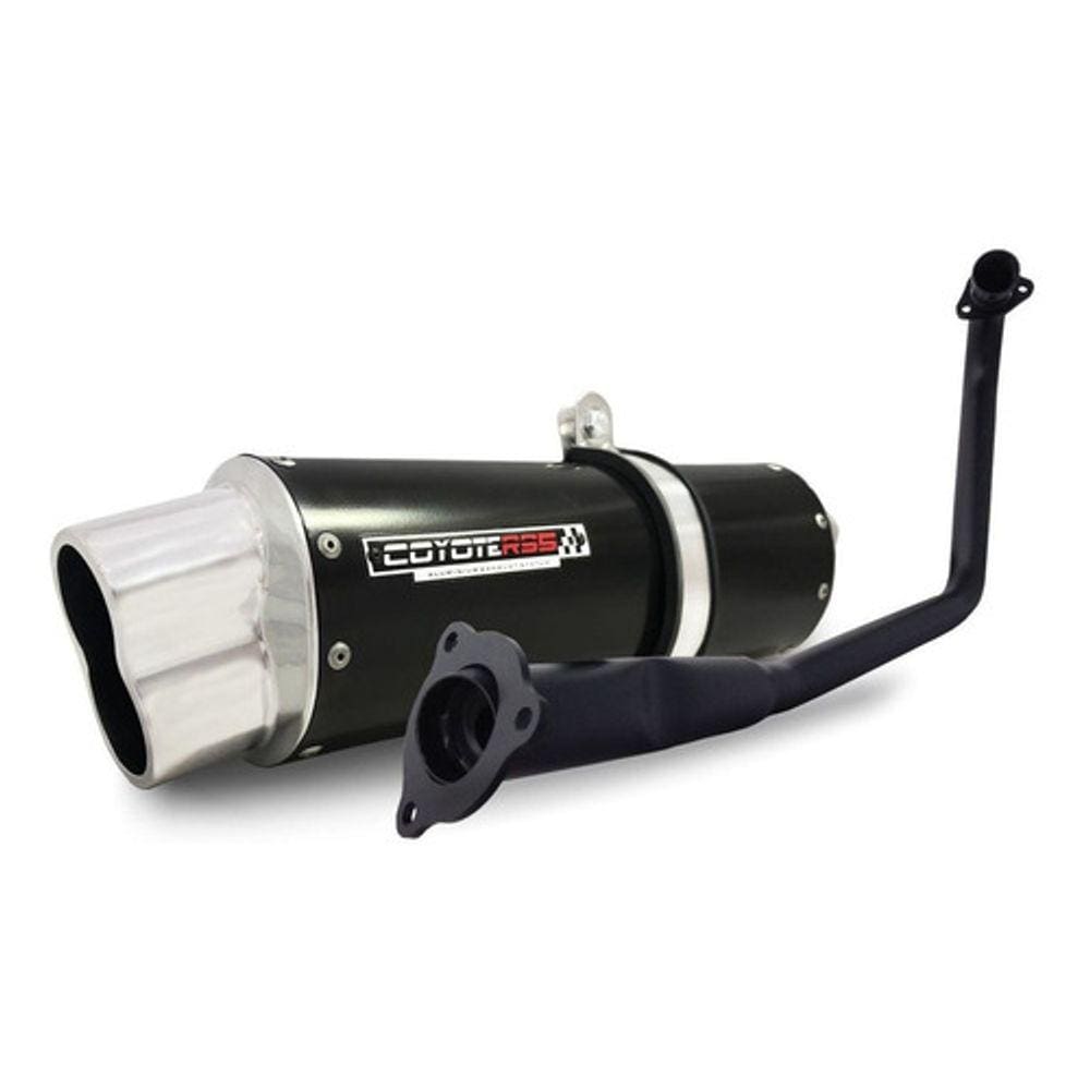 Escape / Ponteira Coyote RS5 Boca 8 Aluminio Oval - CB 300 F Twister - Honda