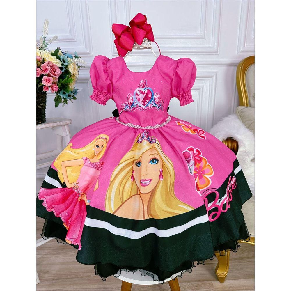 Vestido Infantil Princesa Sofia Lilás Aplique Pérolas Luxo