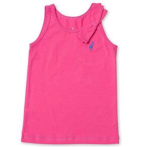 Regata Infantil com Laço Rosa Toffee - Nº04