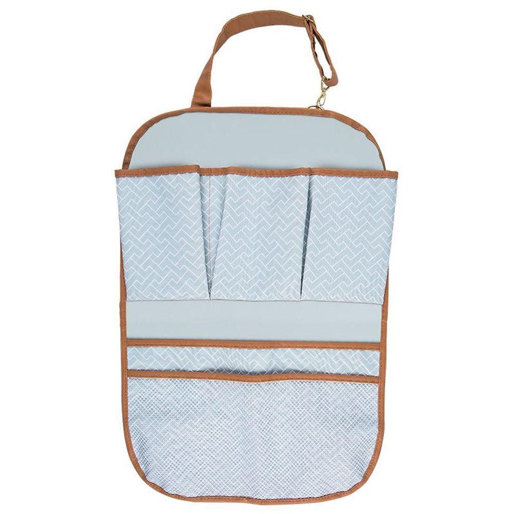 Porta Brinquedos Sarja Hug Cor Cinza