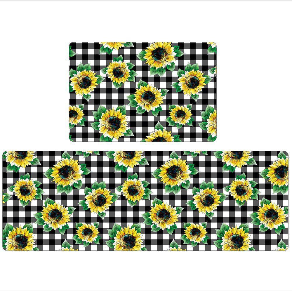 Kit Tapete de Cozinha Emborrachado 2 peças