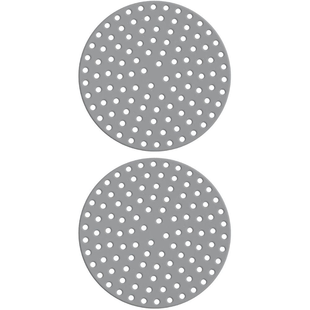 Almofada De Silicone Para Fogão De Indução 2 Peças Cinza