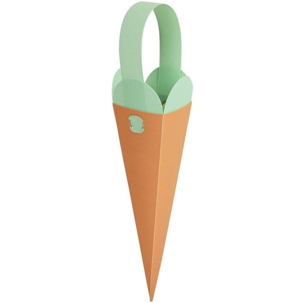 Cenourinha de Páscoa Cone Embalagem para Chocolate Docinhos Presente Dello