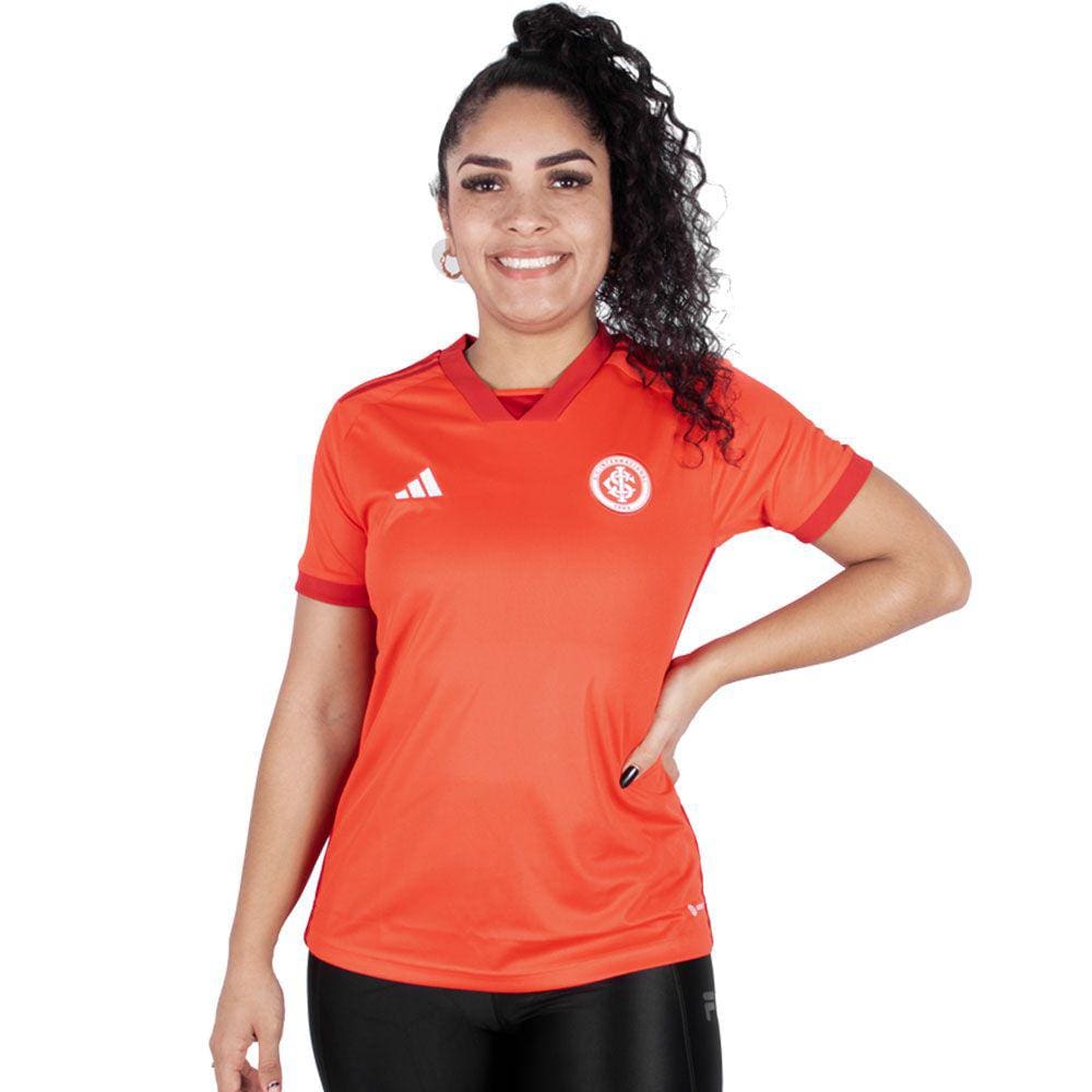 Camisa Internacional I 20/21 Torcedor Adidas Feminina - Vermelho