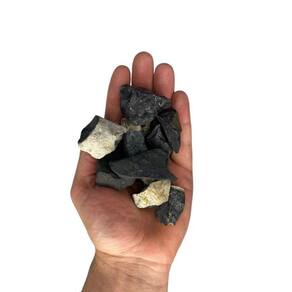 Pedra Rolada Onix Preto 6 A 7 Cm Pacote 200G