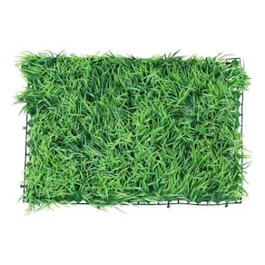 Placa Jardim Vertical Capim Folhagem Artificial 60x40cm