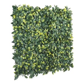 Placa Jardim Vertical Gardenia Folhagem Artificial 100x100cm