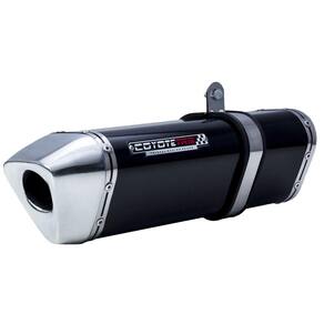 Escape / Ponteira Coyote Trs Tri-Oval Junior 20Cm Em Alumínio - Xtz Crosser 150