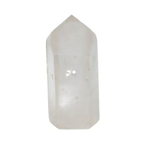 Ponta Cristal Pedra Lapidado Tipo B com 50 a 60 mm
