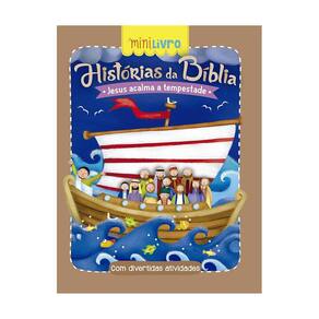 Mini livro: Histórias da Bíblia - Jesus acalma a tempestade