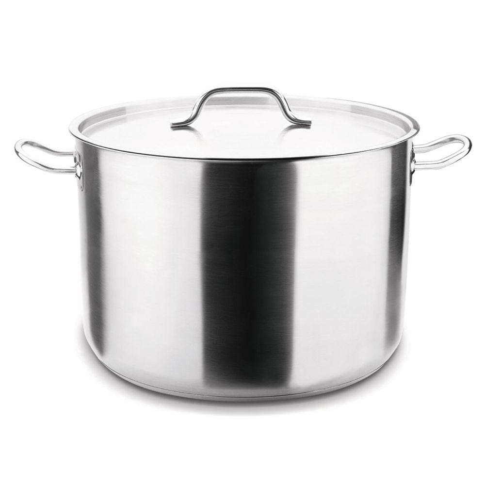 Caçarola Profissional 20 litros em Aço Inox com Tampa 34 cm Hércules
