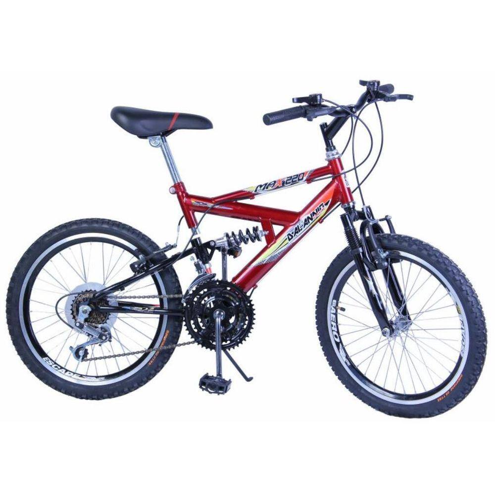 Bicicleta Dalannio Bike Max 220 Aro 20 Full Suspensão 18 Marchas - Azul