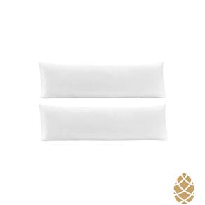 Kit 2 Fronhas Toque Acetinado 40x130 Altenburg Branca