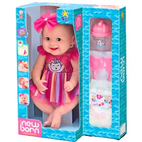 Diver New Born Unique Collection Vestido Arco íris Divertoys