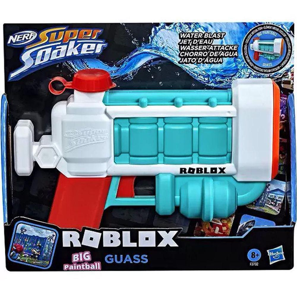 Nerf Super Soaker Lança Água Roblox Car Crush 2 - Lançadores de