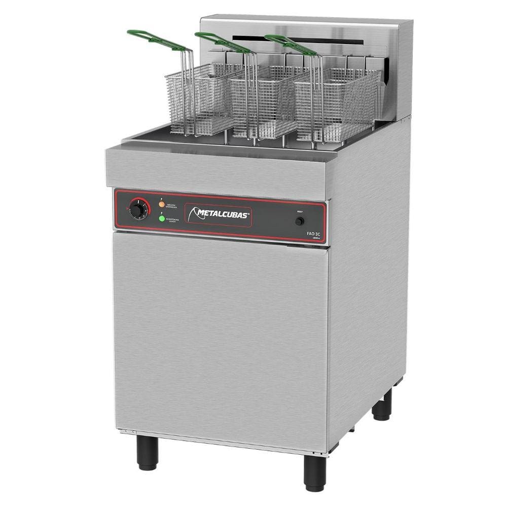 Fritadeira Elétrica Água e Óleo 18000W 44 Litros 220v Metalcubas