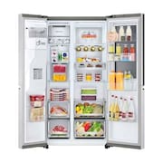 Refrigerador Side By Side LG de 03 Portas Frost Free com 598 Litros InstaView Aço Escovado - GC-X257CSH