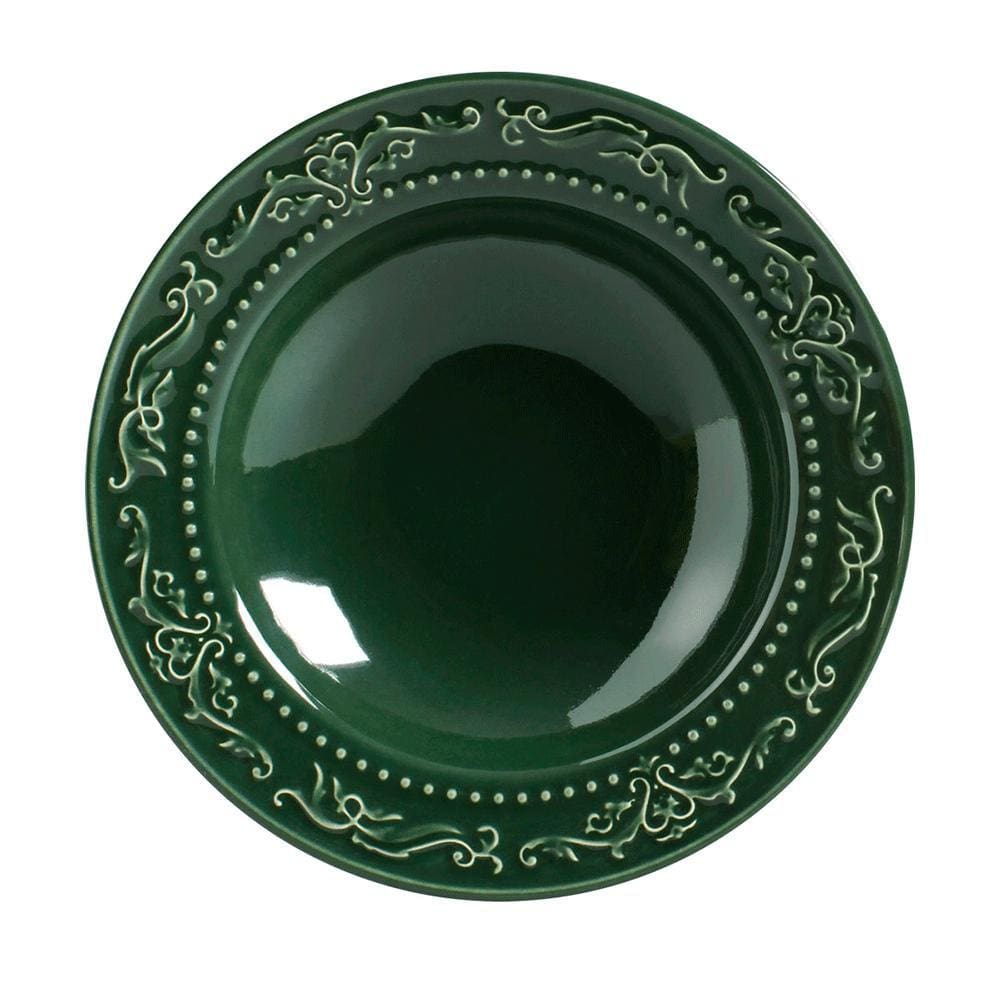 CONJUNTO C/ 6 PRATOS FUNDO ACANTHUS BOTÂNICO Ø 22cm