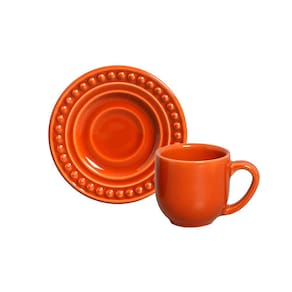 CONJUNTO C/ 6 XÍCARAS DE CAFÉ C/ PIRES ATENAS CANTALOUPE 72 ml