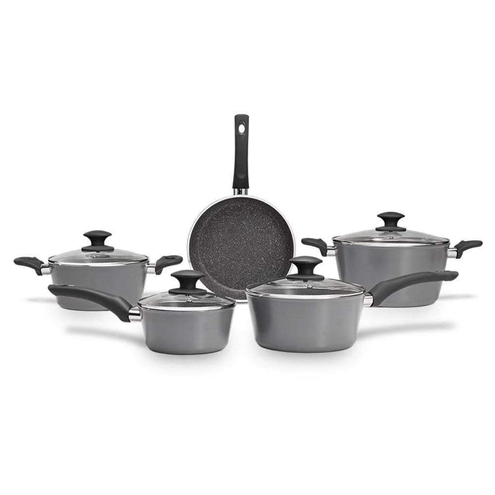 Conjunto de Panelas 5 Peças Ceramic Life Optima Stone Brinox