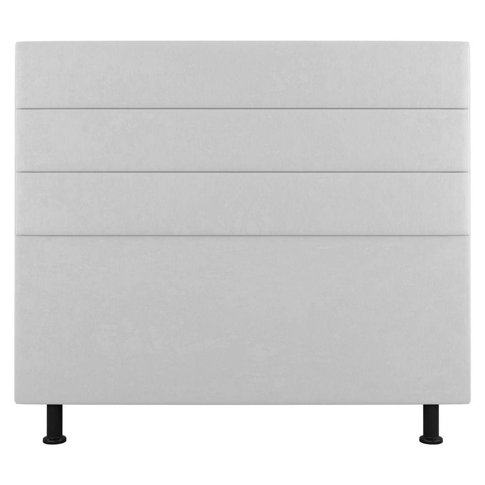 Cabeceira Cama Box Casal Malik 140cm Sintético Branco - Abmaza