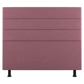 Cabeceira Cama Box Casal Malik 140cm Suede Rosé - Abmaza