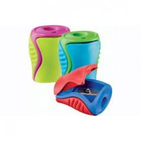 Kit 03 Apontador Escolar Boogy 1 Furo Com Depósito Maped