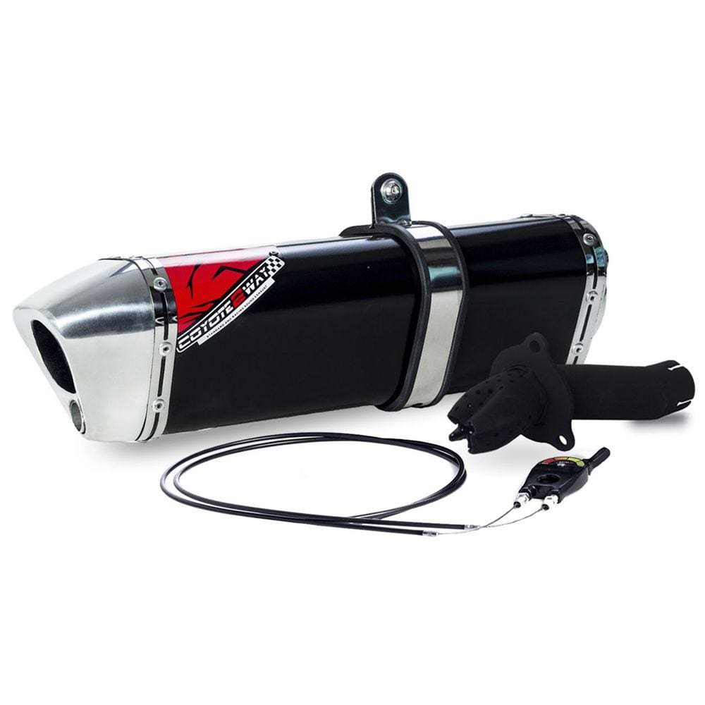 Escape / Ponteira Coyote Modelo TRS 2 Way + Mais em Alumínio - Ninja 300 R - Kawasaki