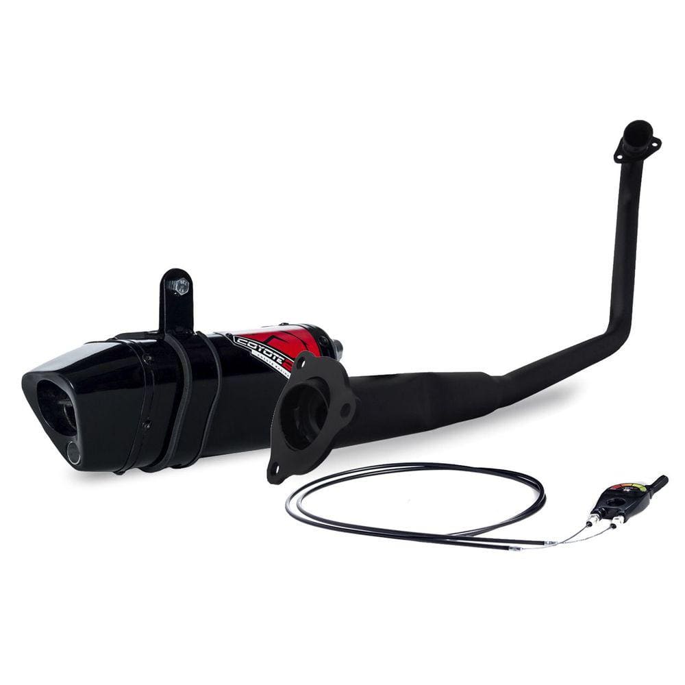 Escape / Ponteira Coyote TRS 2 Way + Mais JUNIOR 20cm em Alumínio - Pop 100 - Honda