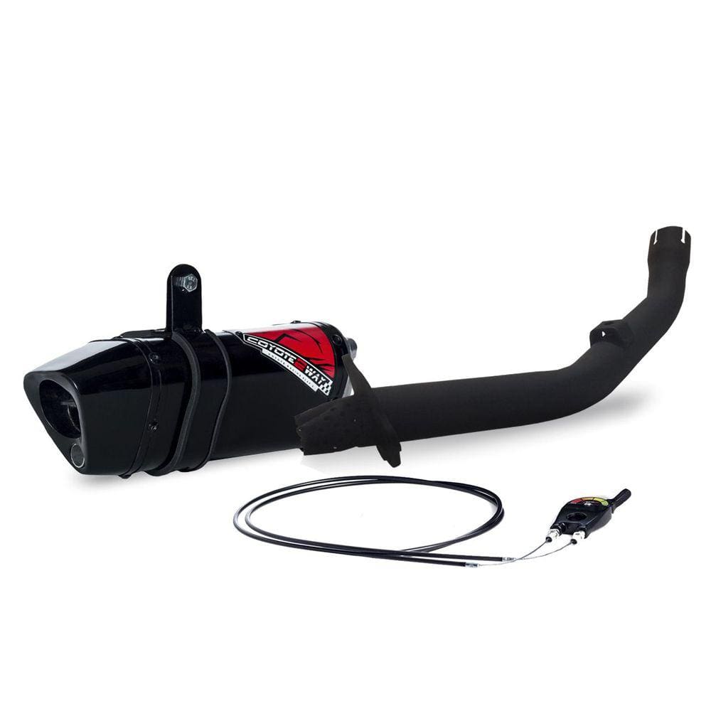 Escape / Ponteira Coyote Trs 2 Way + Mais Junior 20Cm Em Alumínio - Crosser Xtz 150