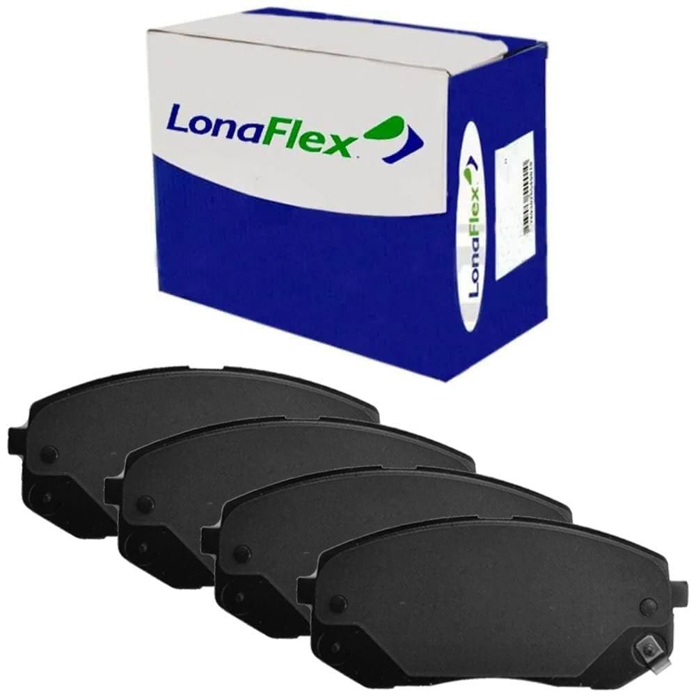 Kit Pastilha Freio Dianteira IX35 2.0 2010 a 2023 Lonaflex