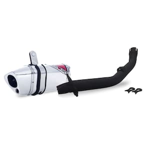 Escape / Ponteira Coyote Trs 2 Way Junior 20Cm Em Alumínio - Crosser Xtz 150