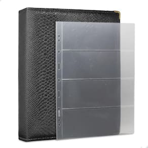 Álbum Fichário 50 Folhas p/ Cédulas 4 Espaços 32x24 Cobra G