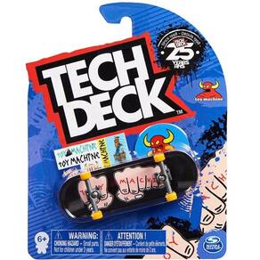 Skate de dedo Tech Deck Disorder 96mm Branco Preto