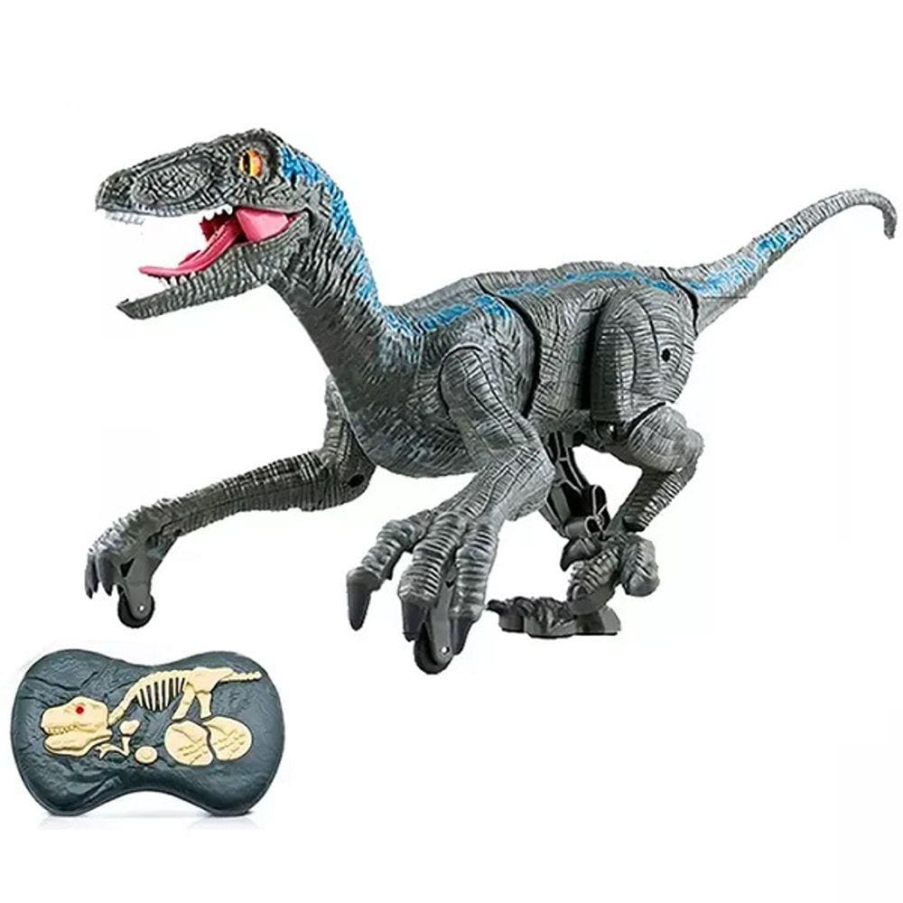 Dinossauro Articulado de Controle Remoto - Tiranossauro Rex - Com Luz e Som  - Dinosaur Planet - 53 cm - Yes Toys - superlegalbrinquedos