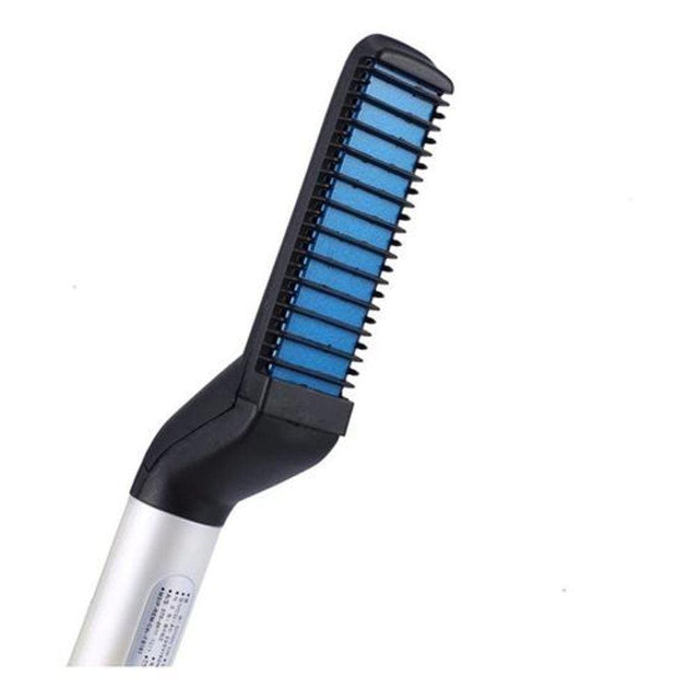 Pente Elétrico Modelador Alisador Barba E Cabelo Masculino