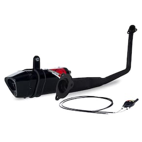 Escape / Ponteira Coyote TRS 2 Way + Mais JUNIOR 20cm em Alumínio - CG 160 Fan & Start até 2017 - Honda