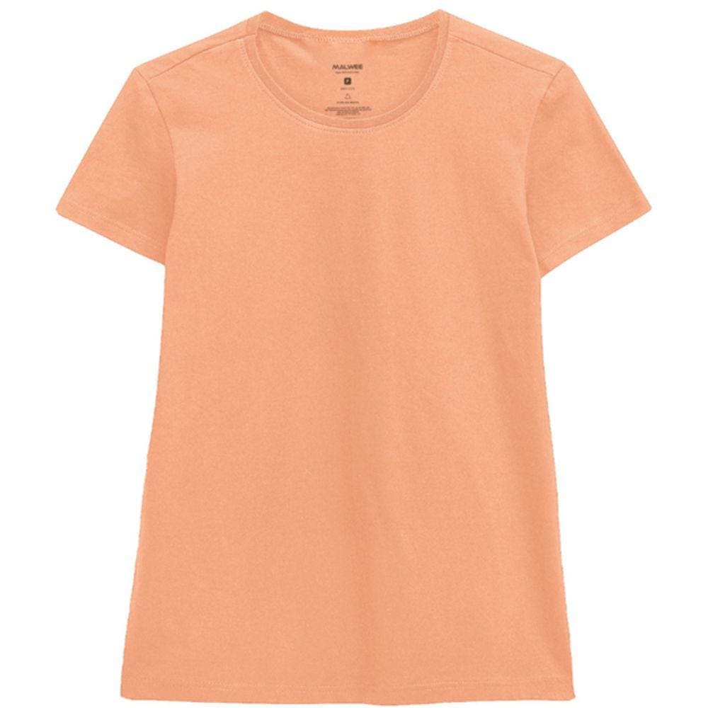 Blusa Feminina Gola Careca Manga Curta Básica Malwee R. 4499