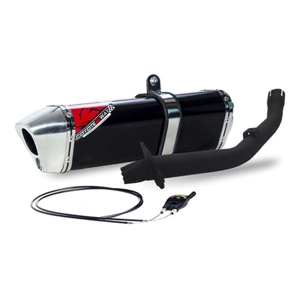 Escape / Ponteira Coyote Modelo TRS 2 Way + Mais em Alumínio - XRE 190 - Honda